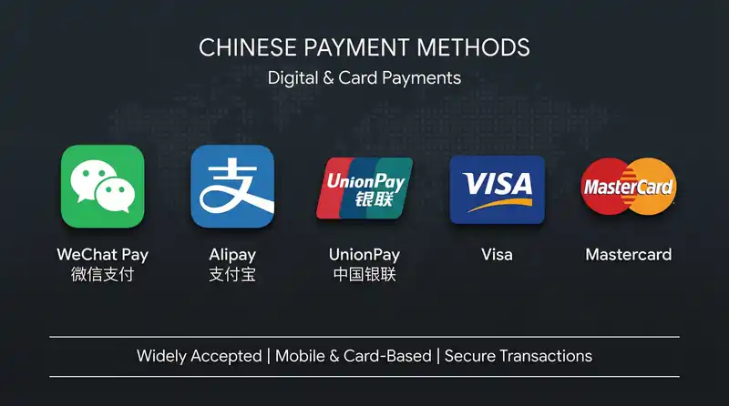 抖阴支持的支付方式包括微信支付、支付宝、银联、信用卡和借记卡